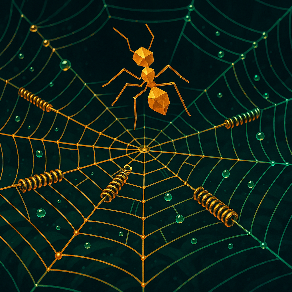 Newly discovered spider builds spring loaded snare to catch ants